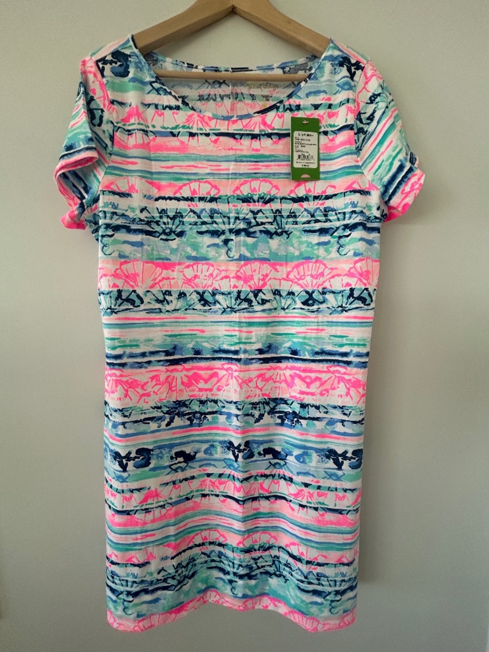 NWT Lilly Pulitzer Marlowe Dress A Wave From It XL